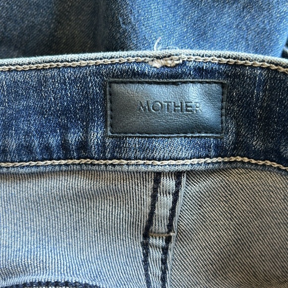 Mother The Mid Rise Dazzler Ankle Fray Weekend Warrior Straight Leg Sz 26 - Picture 9 of 16